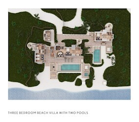 Three Bedroom Grand Beach Villa with Pools