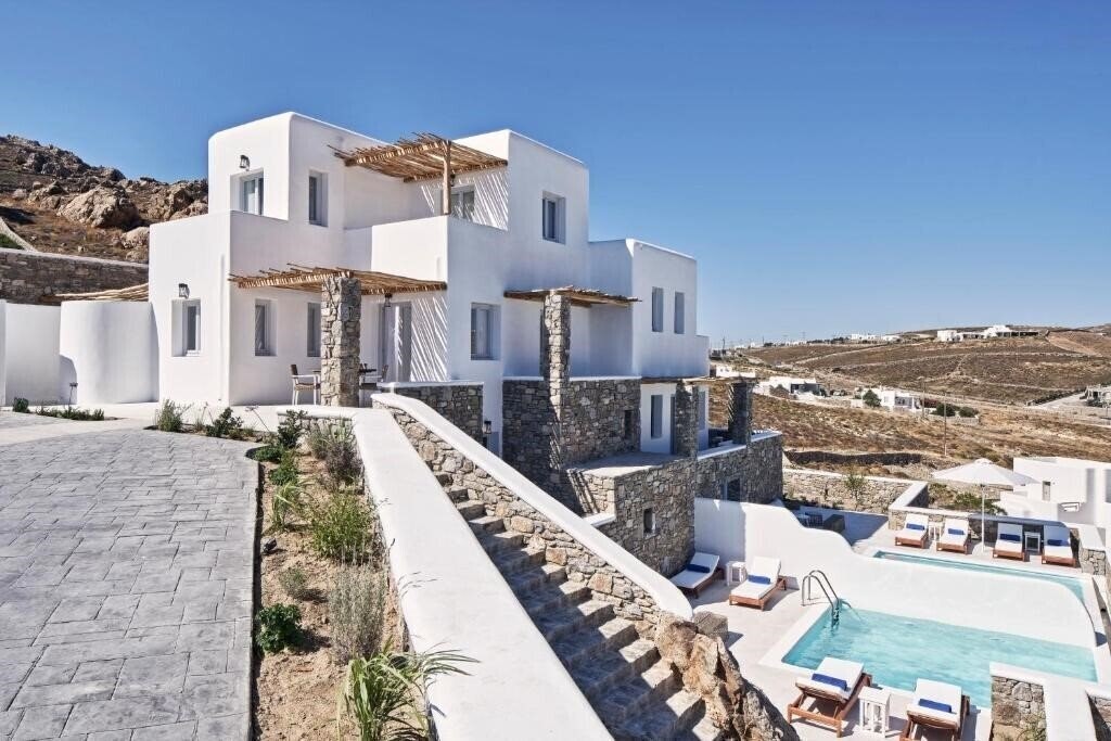 Отель Katikies Villas Mykonos Elia Beach 5*