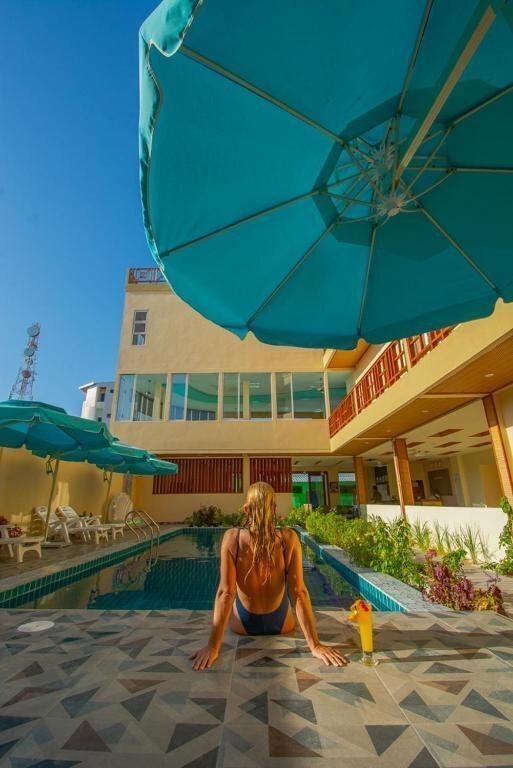 Фото Akasha Beach Maafushi Guest House гостиный двор
