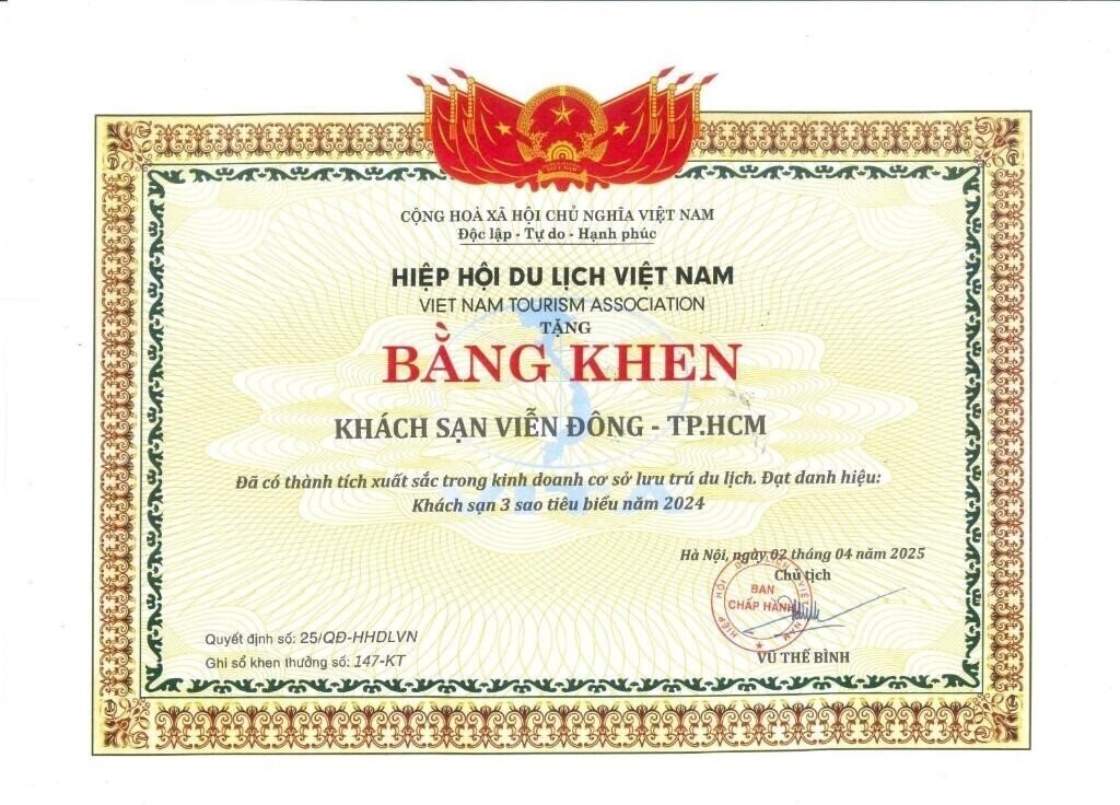 Фотография Vien Dong Hotel Saigon 3*